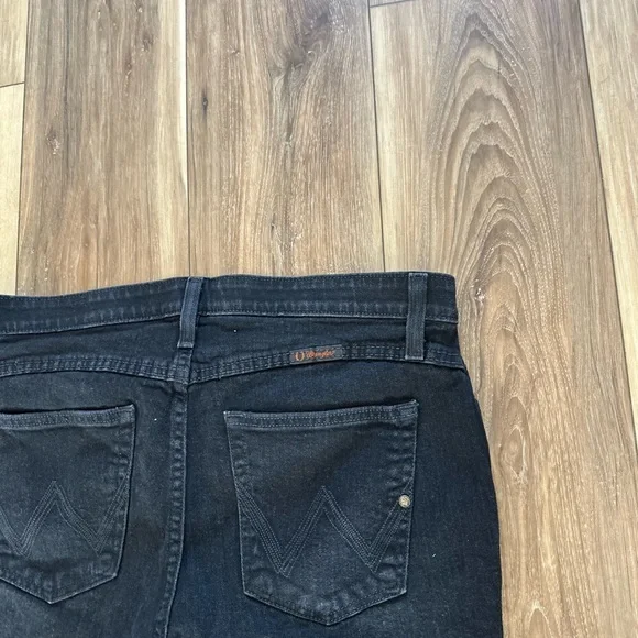 Wrangler womens q-baby black jeans size 15/16 x 34 - Picture 5 of 5